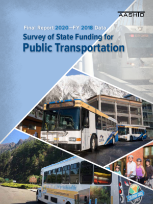 cover image of Survey of State Funding for Public Transportation - Final Report 2020, Based on FY 2018 Data